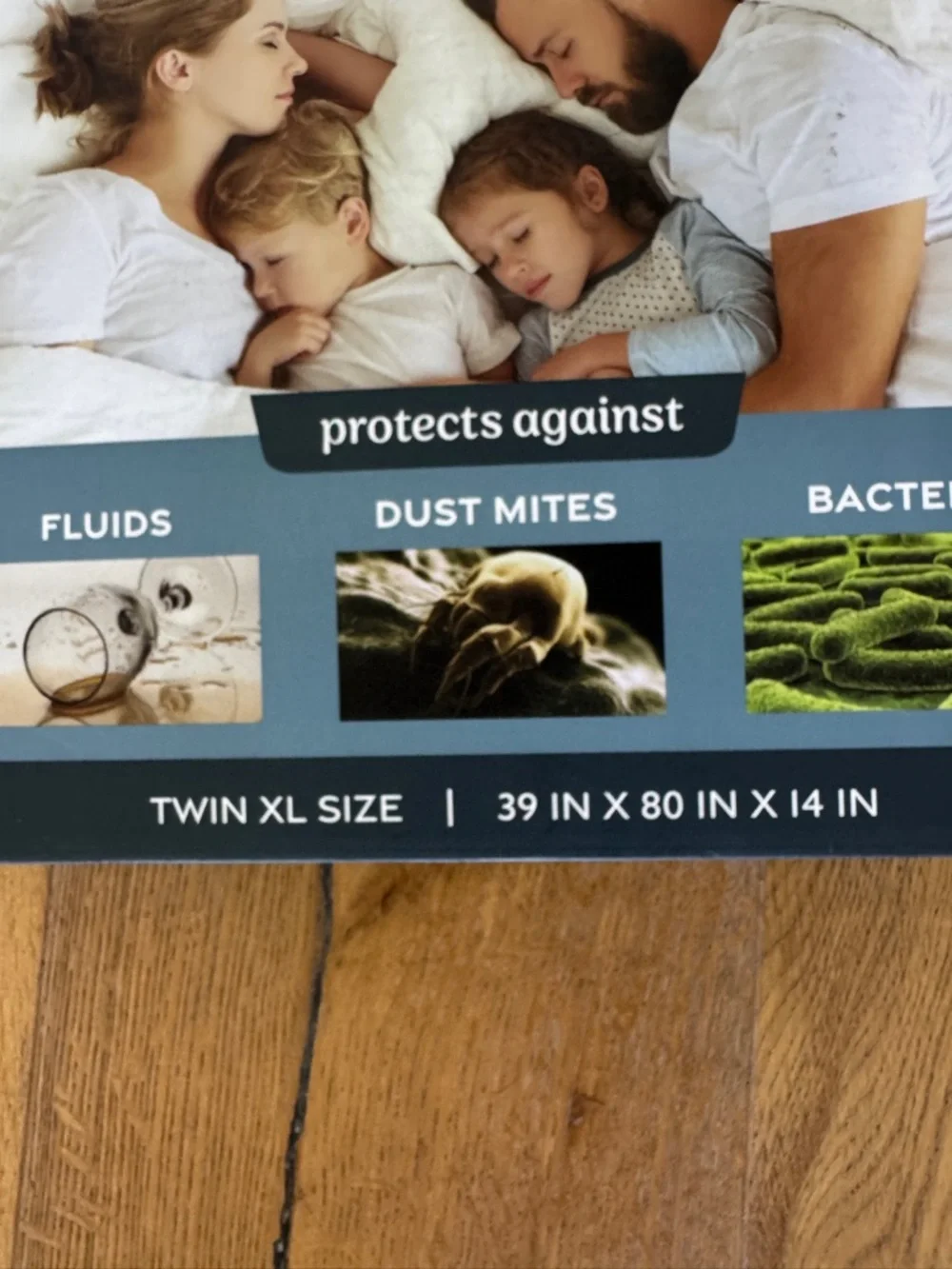SafeRest Premium White Mattress Protector - Twin XL